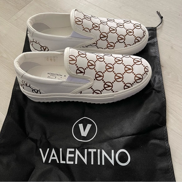 VALENTINO BY MARIO VALENTINORegina Leather Platform Slip-On Sneaker (Women)